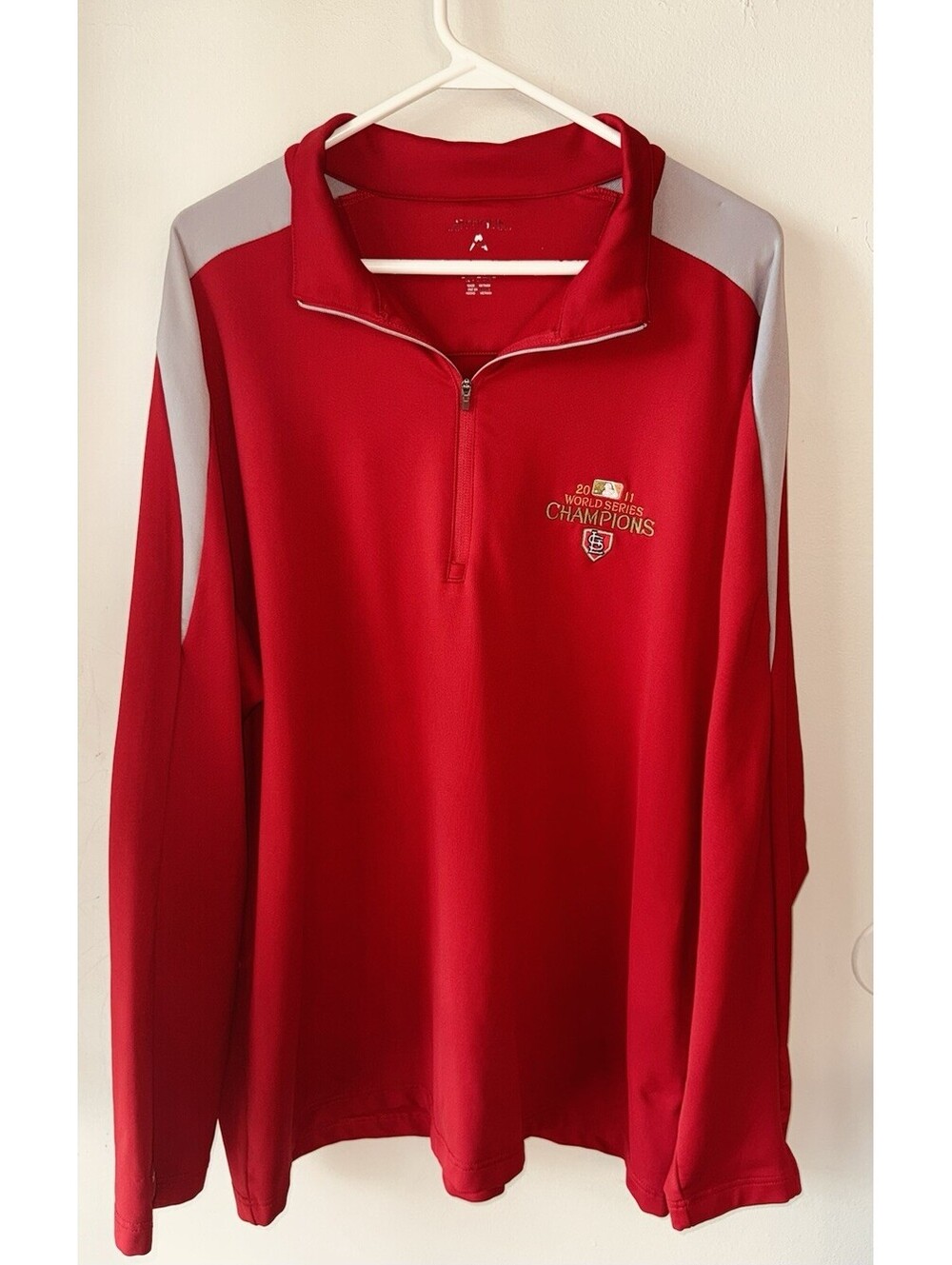 2011 World Series Champions-Saint Louis Cardinals-1/4 Zip Pullover-XL-Rare